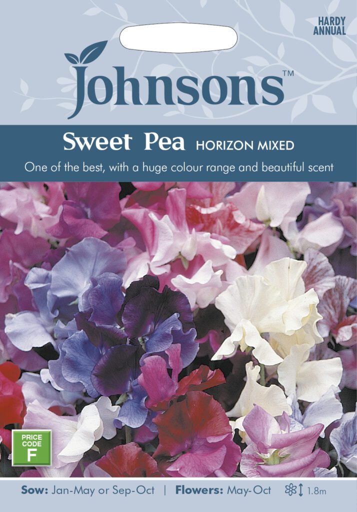 Johnsons Sweet Pea Horizon Mixed Seeds 5010931204236