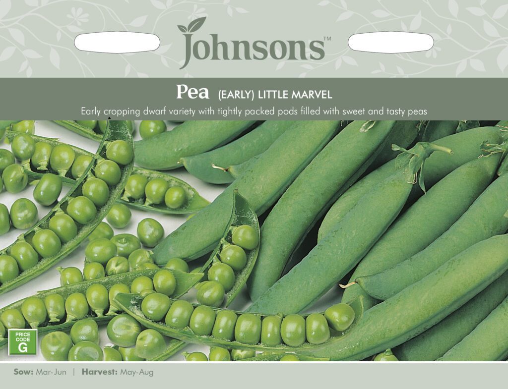 Johnsons Pea Little Marvel Seeds 5010931210657