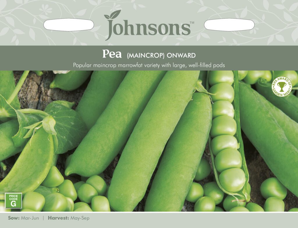 Johnsons Pea Onward Seeds 5010931210756