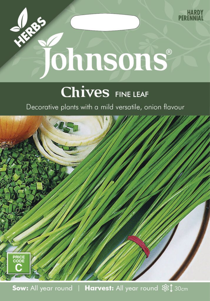 Johnsons Chives Fine Leaf Seeds 5010931212729