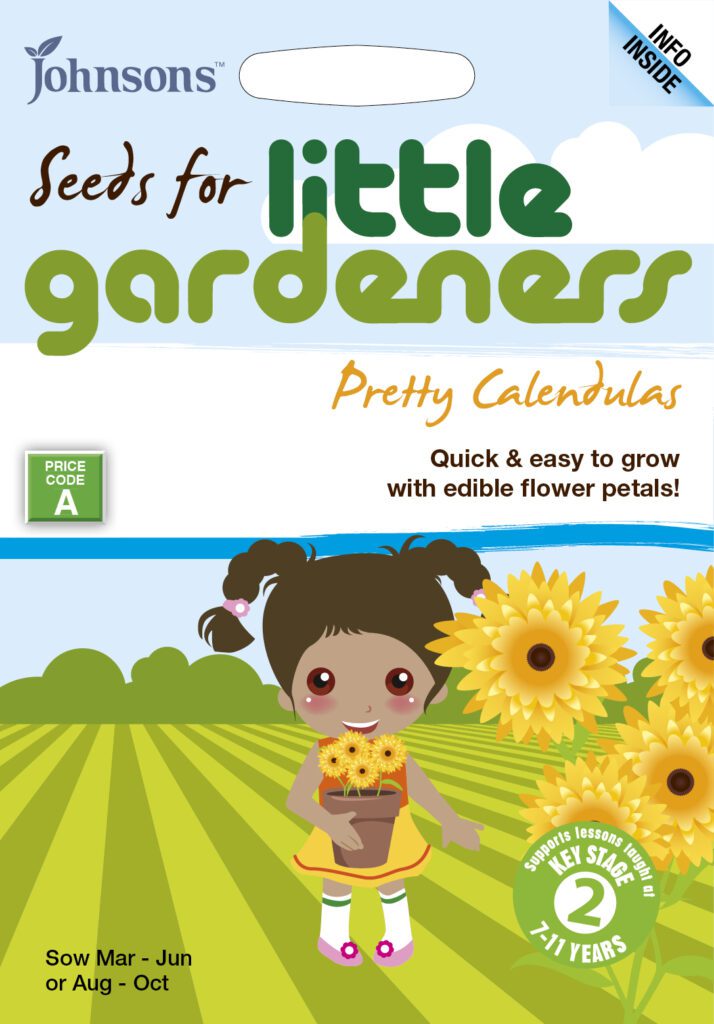 Little Gardeners Calendula Pretty Seeds 5010931214112