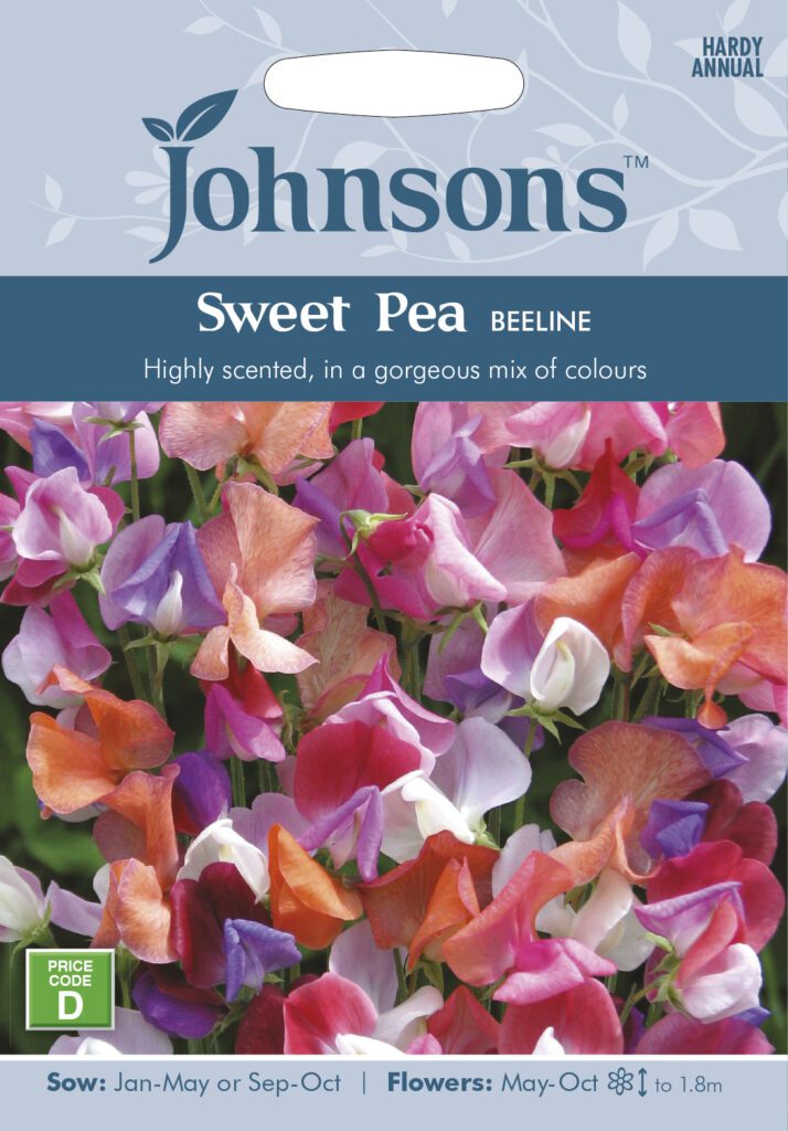 Johnsons Sweet Pea Beeline Seeds 5010931214273