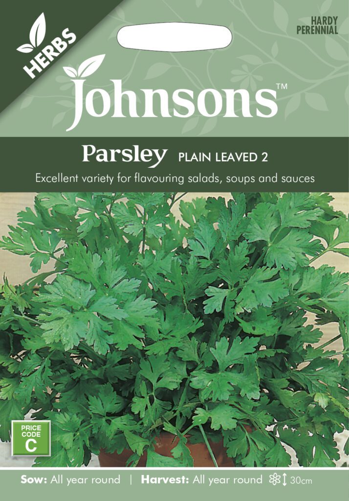 Johnsons Parsley Plain Leaved Seeds 5010931226061