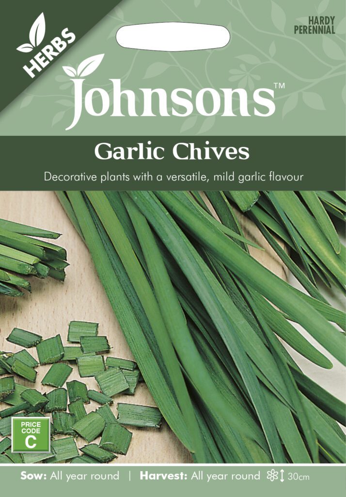 Johnsons Garlic Chives Seeds 5010931235803