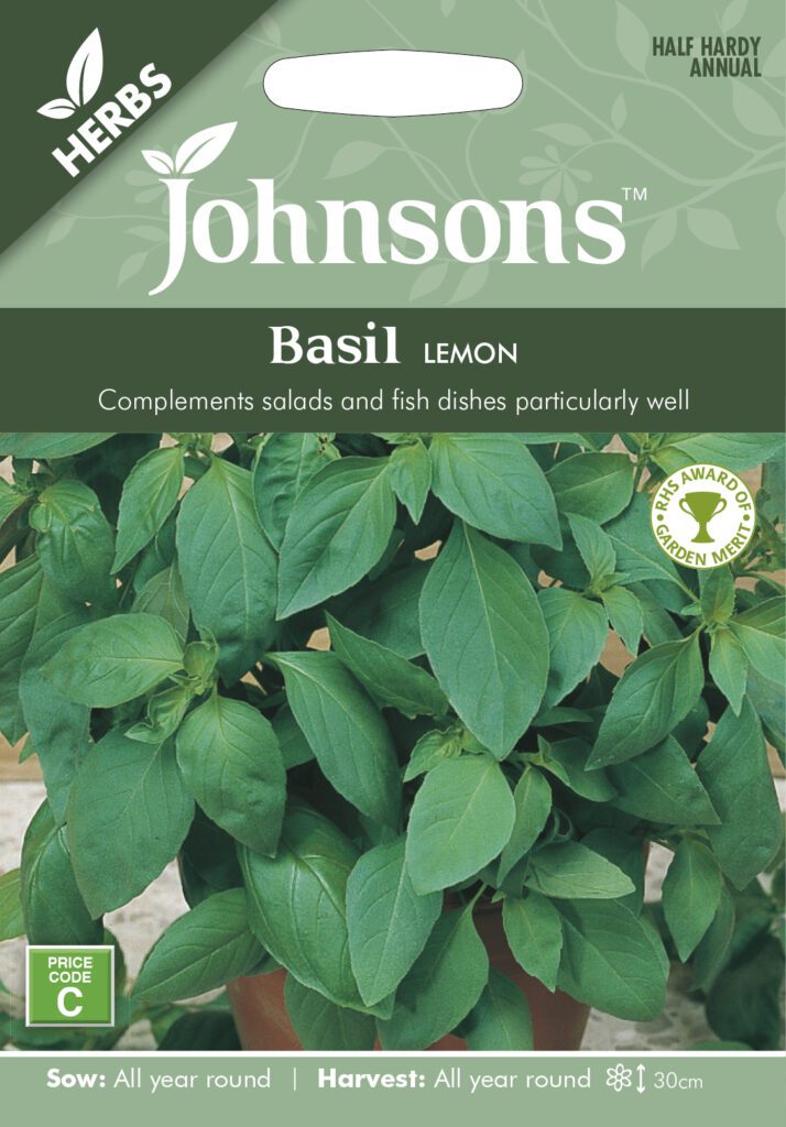 Johnsons Basil Lemon Seeds 5010931236299