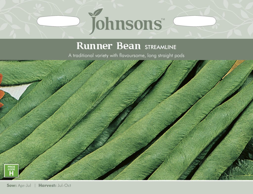 Johnsons Runner Bean Streamline Seeds 5010931240609