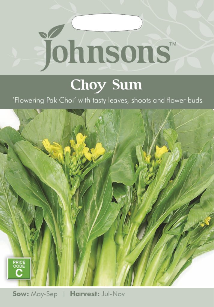 Johnsons Choy Sum Seeds 5010931291557