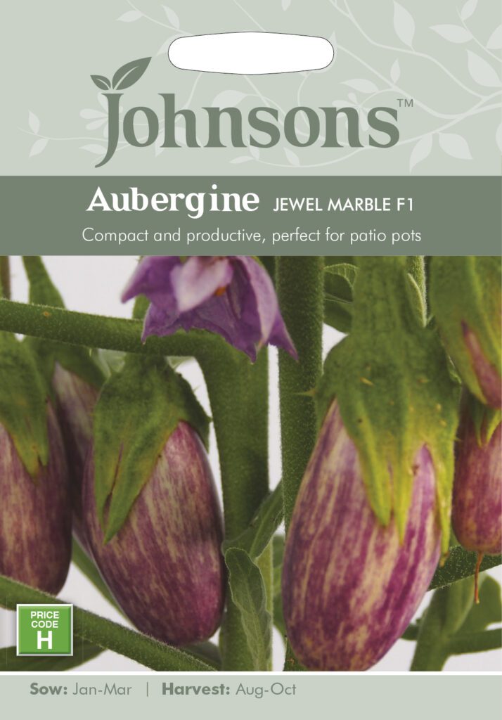 Johnsons Aubergine Jewel Marble Seeds 5010931351671