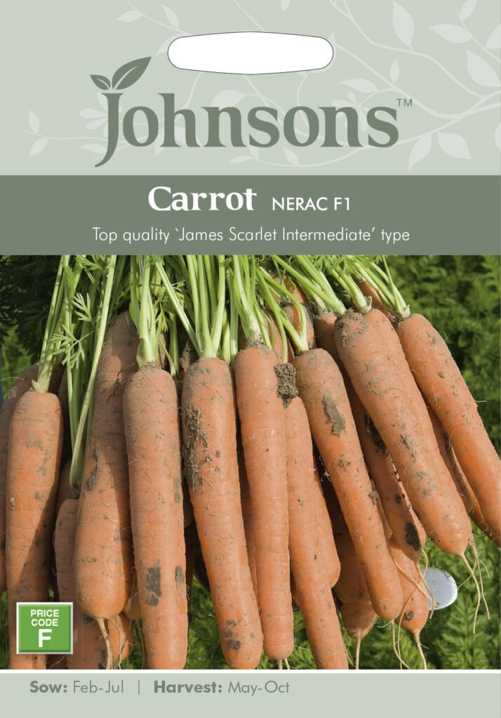 Johnsons Carrot Nerac Seeds 5010931351701