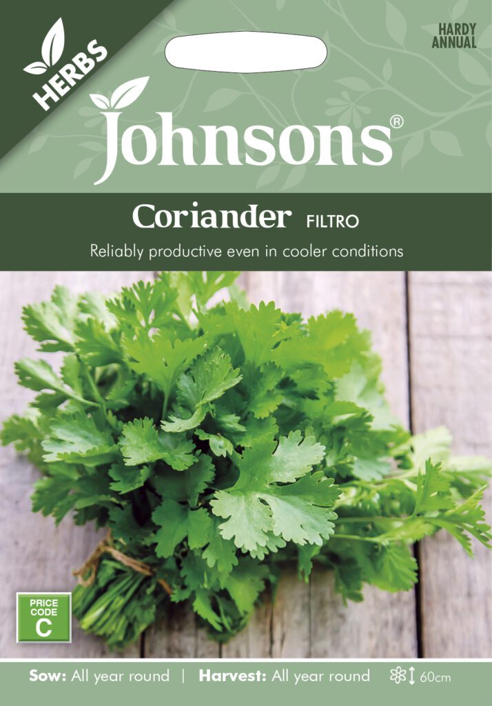 Johnsons Coriander Filtro Seeds 5010931381395