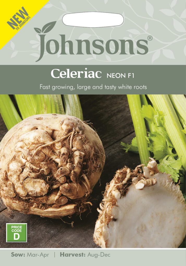 Johnsons Celeriac Neon F1 Seeds 5010931385331