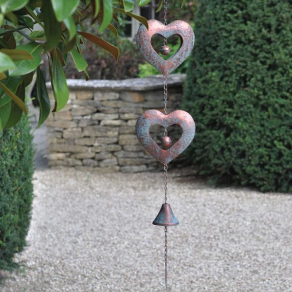 Woodlodge Heart Mobile Garden Wind Chime 5021346442489