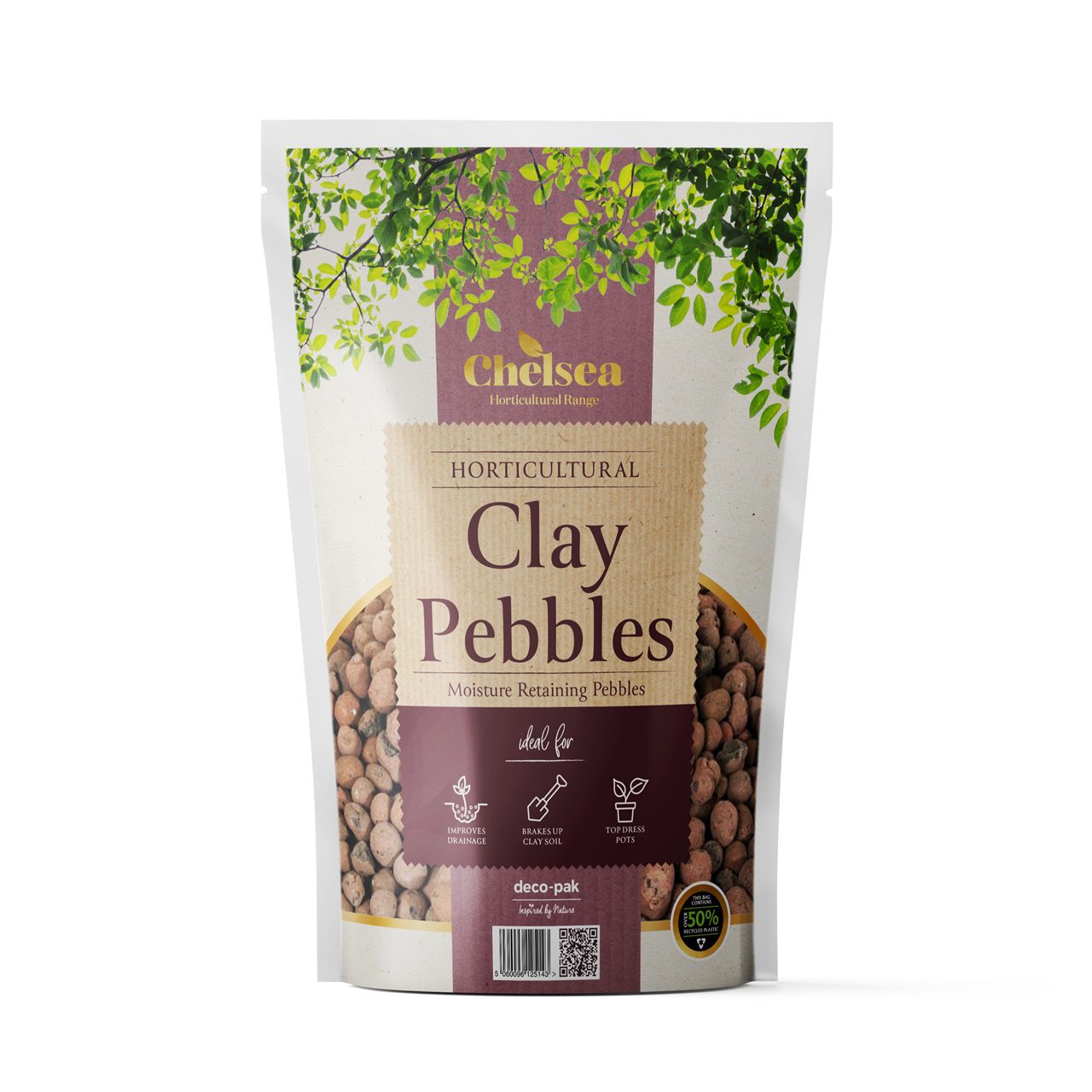 5060150295157 Chelsea Horti Clay Pebbles Pouch