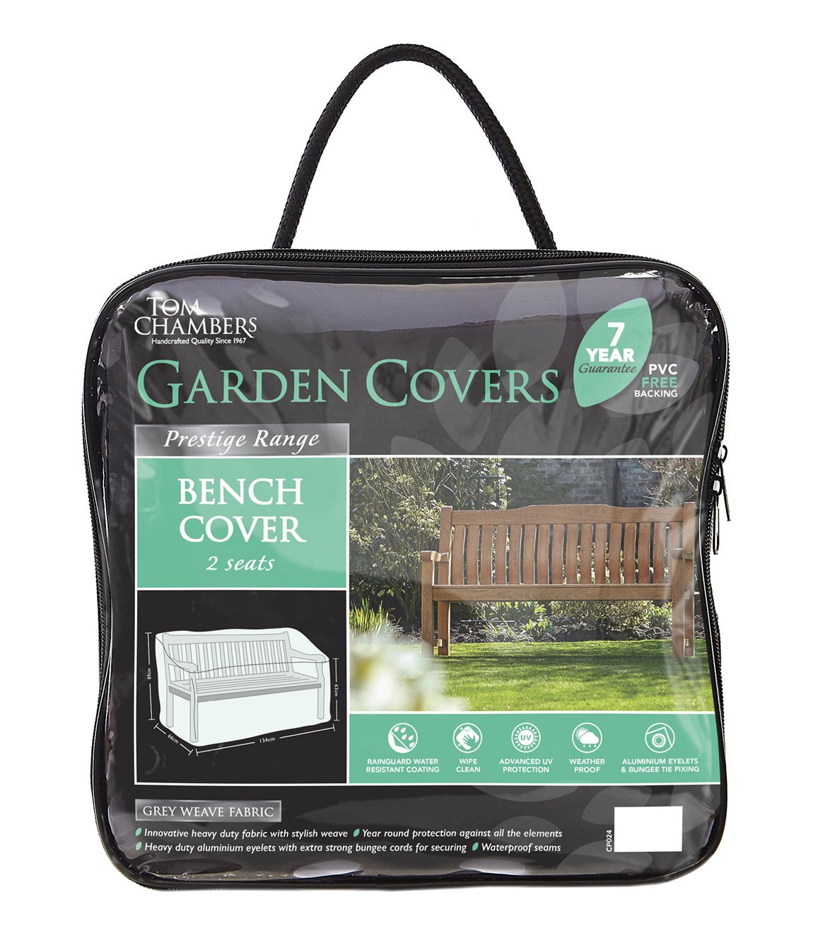 5022506028017 1 CP024 Garden Bench Cover 2 Seats