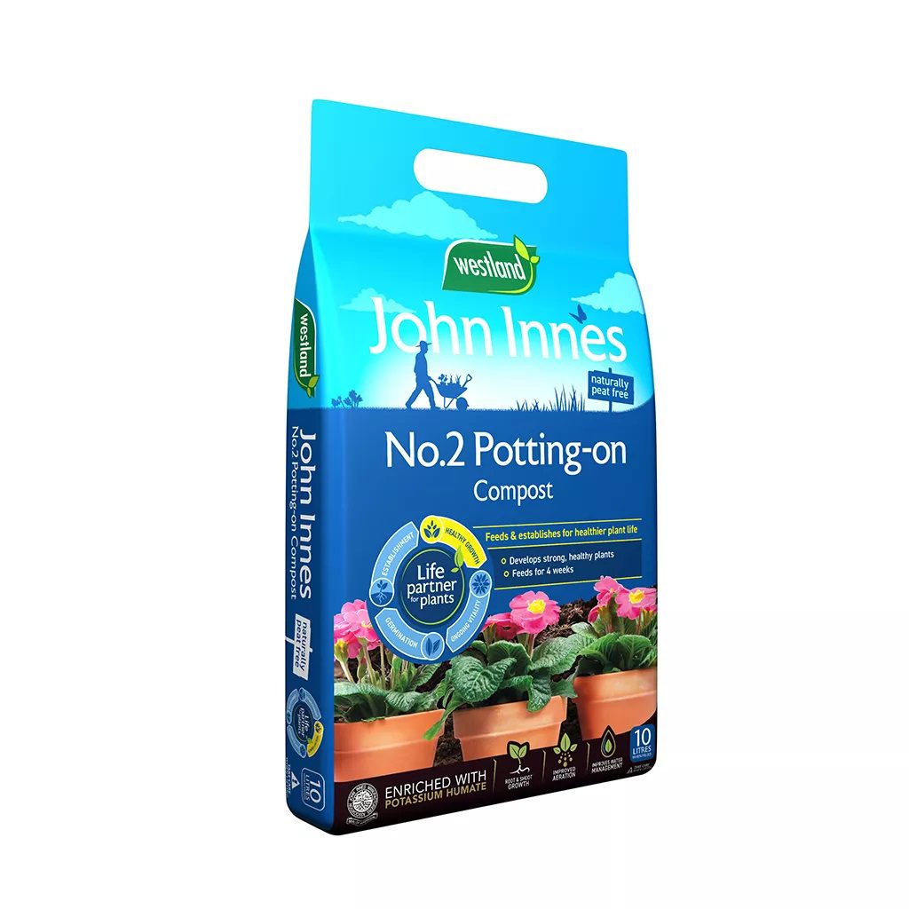 John Innes Peat Free No.2 Potting-on Compost 10L 5023377019876