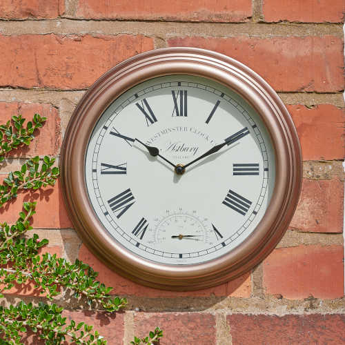 00264679 Astbury Wall Clock and Thermometer