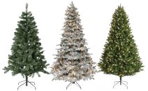 Three Stock Christmas Trees Hillier