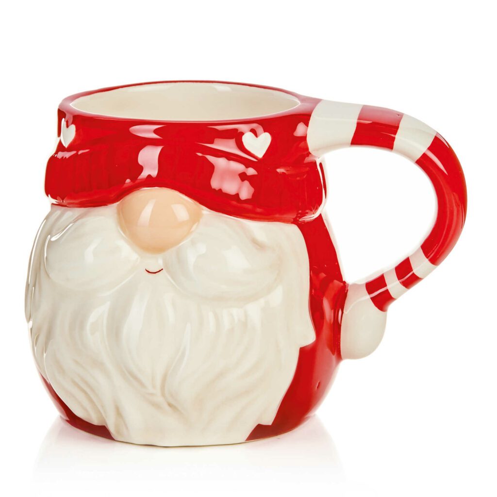 gonk ceramic christmas mug